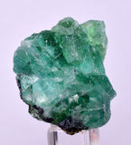 3.5cms GREEN FLUORITE PYRITE SPHALERITE CRYSTALS PERU MILPO PERU KB96