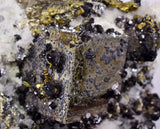 10.6cms APATITE QUARTZ PYRITE DICKITE SCHEELITE ? PERU HUANZALA AB282