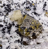 10.6cms APATITE QUARTZ PYRITE DICKITE SCHEELITE ? PERU HUANZALA AB282