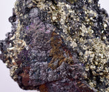 6.2cms PYRITE QUARTZ SPHALERRITE CRYSTALS PERU HUANZALA MB205