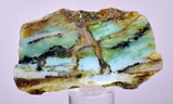 157 cts GEM BLUE OPAL PERU SLAB SCENIC SEASCAPE MINERAL SPECIMEN BB430