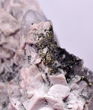 5.7cms QUARTZ MANGANOCALCITE PYRITE CRYSTALS PERU QB135