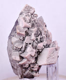 5.7cms QUARTZ MANGANOCALCITE PYRITE CRYSTALS PERU QB135