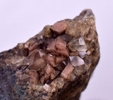 5.1cm RHODOCHROSITE CRYSTALS PERU OLD STOCK UCHUCCHACUA MINERAL SPECIMEN RB711