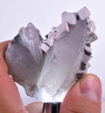 5.7cms QUARTZ MANGANOCALCITE PYRITE CRYSTALS PERU QB135