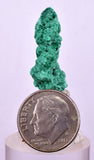 2.5cms MALACHITE CRYSTALS MINERAL SPECIMEN AHOULI MINES MOROCCO UB340