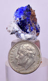 2.1cms GEM AZURITE CRYSTALS MEXICO ROYAL BLUE COLOR SHINY UB344