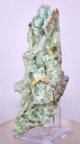 10.7cms GEM CHRYSOCOLLA INSIDE SELENITE CRYSTAL LILY MINE PERU  TB187