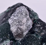 5.1cms JORDANITE FLUORITE BOULANGERITE SPHALERITE CRYSTALS  PERU MILPO ATACOCHA PERU KB100
