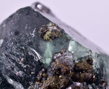 5.1cms JORDANITE FLUORITE BOULANGERITE SPHALERITE CRYSTALS  PERU MILPO ATACOCHA PERU KB100