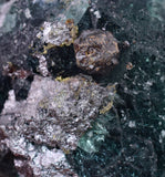 5.1cms JORDANITE FLUORITE BOULANGERITE SPHALERITE CRYSTALS  PERU MILPO ATACOCHA PERU KB100