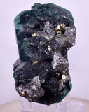 5.8cms JORDANITE FLUORITE BOULANGERITE SPHALERITE CRYSTALS  PERU MILPO ATACOCHA PERU KB101