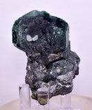 5.8cms JORDANITE FLUORITE BOULANGERITE SPHALERITE CRYSTALS  PERU MILPO ATACOCHA PERU KB101