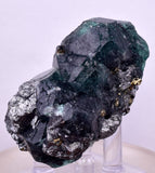 5.8cms JORDANITE FLUORITE BOULANGERITE SPHALERITE CRYSTALS  PERU MILPO ATACOCHA PERU KB101