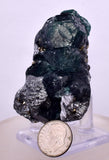 5.8cms JORDANITE FLUORITE BOULANGERITE SPHALERITE CRYSTALS  PERU MILPO ATACOCHA PERU KB101