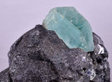 7.6cms GREEN FLUORITE PYRITE SPHALERITE CRYSTALS PERU MILPO PERU KB122