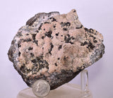 10cm RHODOCHROSITE CRYSTALS SILVER WIRE PERU OLD STOCK UCHUCCHACUA RB713