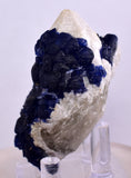 6cms BLUE FLUORITE QUARTZ CRYSTALS HUANGGANG MINES CHINA KB125