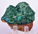 6.3cms DIOPTASE CRYSTALS CONGO EMERALD COLOR MINERAL SPECIMEN KB127