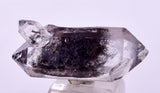 2.4cms QUARTZ CRYSTAL HYDROCARBON INCLUSIONS DOUBLE TERMINATED CHINA QB138