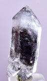 2.4cms QUARTZ CRYSTAL HYDROCARBON INCLUSIONS DOUBLE TERMINATED CHINA QB138