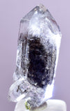 2.4cms QUARTZ CRYSTAL HYDROCARBON INCLUSIONS DOUBLE TERMINATED CHINA QB138