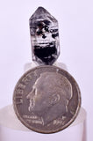 1.6cms QUARTZ CRYSTAL HYDROCARBON INCLUSIONS DOUBLE TERMINATED CHINA QB141