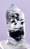 1.6cms QUARTZ CRYSTAL HYDROCARBON INCLUSIONS DOUBLE TERMINATED CHINA QB141