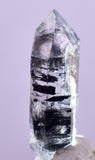 1.6cms QUARTZ CRYSTAL HYDROCARBON INCLUSIONS DOUBLE TERMINATED CHINA QB141