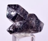 2.7cms QUARTZ CRYSTAL HYDROCARBON INCLUSIONS DOUBLE TERMINATED CHINA QB142