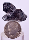 2.7cms QUARTZ CRYSTAL HYDROCARBON INCLUSIONS DOUBLE TERMINATED CHINA QB142