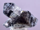 2.7cms QUARTZ CRYSTAL HYDROCARBON INCLUSIONS DOUBLE TERMINATED CHINA QB142