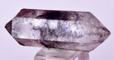 3.1cms QUARTZ CRYSTAL HYDROCARBON INCLUSIONS DOUBLE TERMINATED CHINA QB143