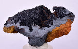 6cms  HEMATITE ps BARITE MANGANESE OXIDE DRUZY SPARKLY MOROCCO  VB18