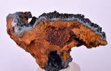 6cms  HEMATITE ps BARITE MANGANESE OXIDE DRUZY SPARKLY MOROCCO  VB18