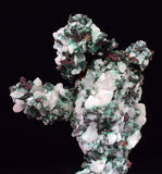 3.3cms NATIVE COPPER CALCITE MALACHITE RARE CRYSTALS MOROCCO MINERAL IB229