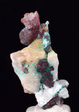 2.6cms NATIVE COPPER CALCITE MALACHITE RARE CRYSTALS MOROCCO MINERAL IB230