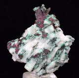 2.5cms NATIVE COPPER CALCITE MALACHITE RARE CRYSTALS MOROCCO MINERAL IB233