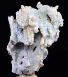 5.4cms BLUE CHALCEDONY MORDENITE STALACITE CRYSTALS INDIA TRANSLUCENT TB189