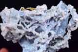5.6cms BLUE CHALCEDONY MORDENITE STALACITE CRYSTALS INDIA TRANSLUCENT TB190