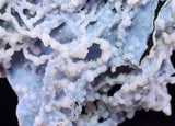 5.6cms BLUE CHALCEDONY MORDENITE STALACITE CRYSTALS INDIA TRANSLUCENT TB190