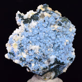 5.3cms BLUE CHALCEDONY MORDENITE STALACITE CRYSTALS INDIA TRANSLUCENT TB191