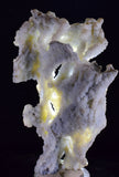5.4cms BLUE CHALCEDONY MORDENITE STALACITE CRYSTALS INDIA TRANSLUCENT TB189