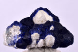 4.3cms BLUE FLUORITE QUARTZ CRYSTALS HUANGGANG MINES CHINA KB130