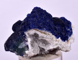 4.3cms BLUE FLUORITE QUARTZ CRYSTALS HUANGGANG MINES CHINA KB130