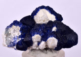 4.3cms BLUE FLUORITE QUARTZ CRYSTALS HUANGGANG MINES CHINA KB130