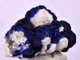 4.3cms BLUE FLUORITE QUARTZ CRYSTALS HUANGGANG MINES CHINA KB130