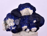 4.3cms BLUE FLUORITE QUARTZ CRYSTALS HUANGGANG MINES CHINA KB130