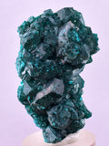 4.6cms DIOPTASE CRYSTALS CONGO EMERALD COLOR MINERAL SPECIMEN KB140