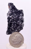 3.8cms  HEMATITE ps BARITE MANGANESE OXIDE DRUZY SPARKLY MOROCCO  VB25